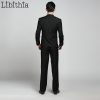 (Jacket+pant+tie) Men’s Slim Fit Suits Men Costume Homme Male Clothes Blazer For Wedding Dresses Jaqueta Masculino Black S321 6 (Jacket+pant+tie) Men’s Slim Fit Suits Men Costume Homme Male Clothes Blazer For Wedding Dresses Jaqueta Masculino Black S321 6