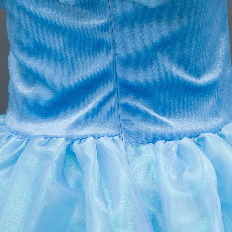 Halloween Cinderella Dresses Girls Princess Anna Elsa Costume Dress Cosplay Party Dresse Kids Rapunzel Girls Clothes Free Ship