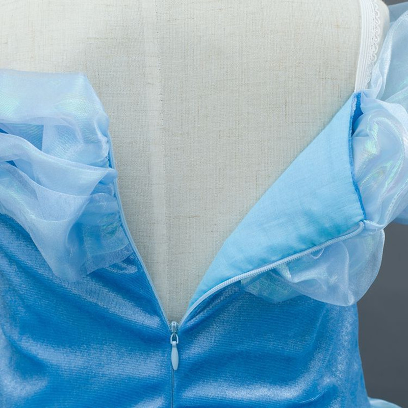 Halloween Cinderella Dresses Girls Princess Anna Elsa Costume Dress Cosplay Party Dresse Kids Rapunzel Girls Clothes Free Ship