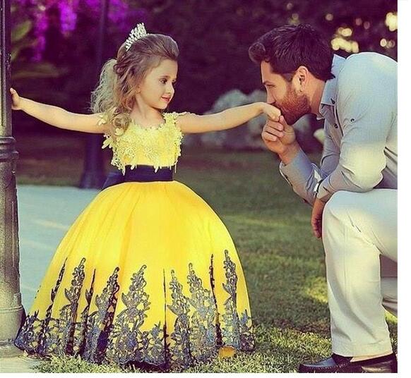 Girls Pageant Formal Dresses 2017 Sleeveless Gauze Gowns Flowers Girls Princess Tutu Dress Kids Birthday Party Wedding Dresses
