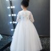 Girls Pageant Long Formal Dresses 2020 Long Sleeve Gauze Ball Gowns Flowers Girls Princess Tutu Dress Kids Party Wedding Dress 3 Girls Pageant Long Formal Dresses 2020 Long Sleeve Gauze Ball Gowns Flowers Girls Princess Tutu Dress Kids Party Wedding Dress 3