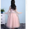 Girls Pageant Long Formal Dresses 2020 Long Sleeve Gauze Ball Gowns Flowers Girls Princess Tutu Dress Kids Party Wedding Dresses 4 Girls Pageant Long Formal Dresses 2020 Long Sleeve Gauze Ball Gowns Flowers Girls Princess Tutu Dress Kids Party Wedding Dresses 4